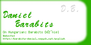 daniel barabits business card